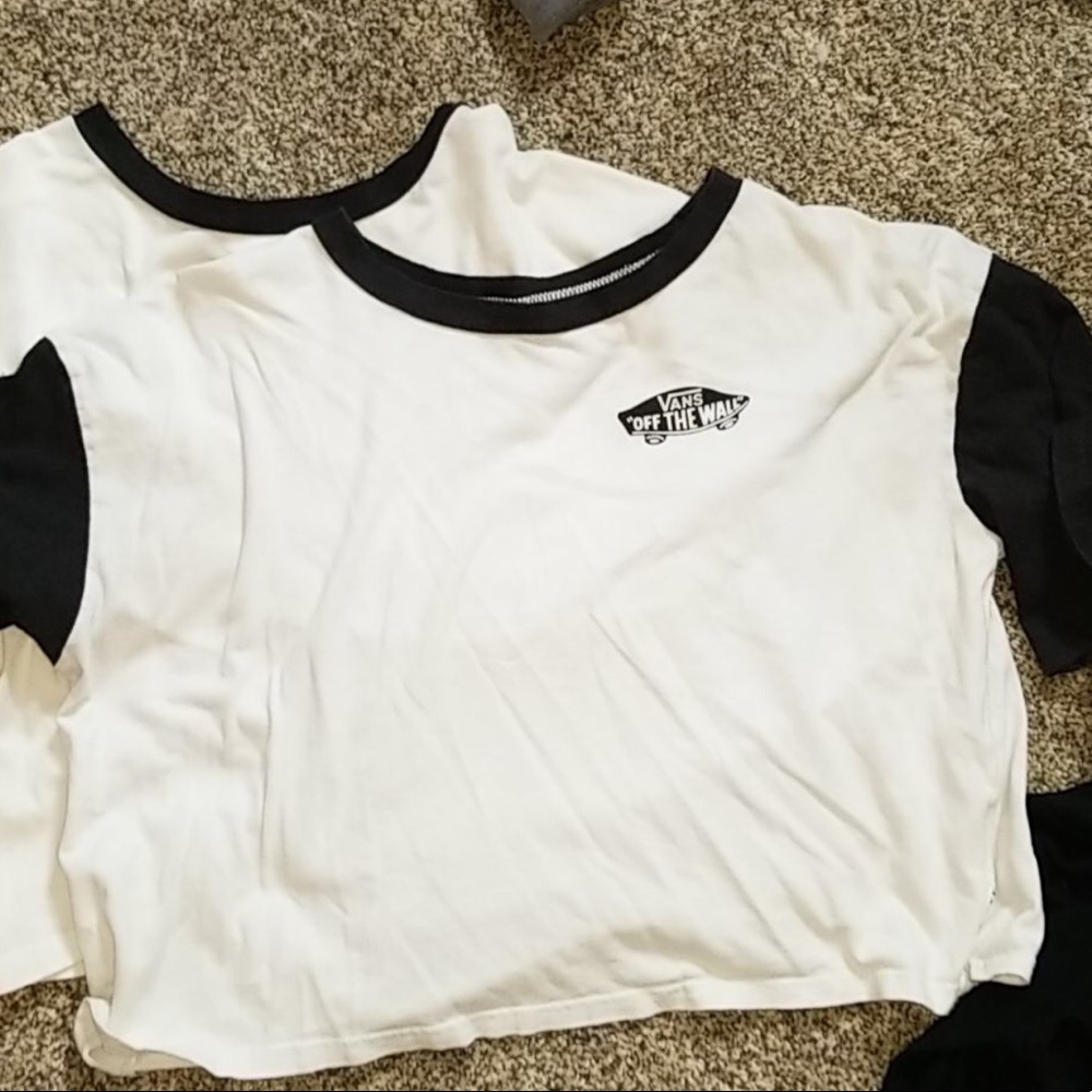 Vans cropped T shirt